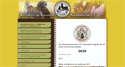 Desktop Screenshot of kleintierzuchtverein-stammheim.de